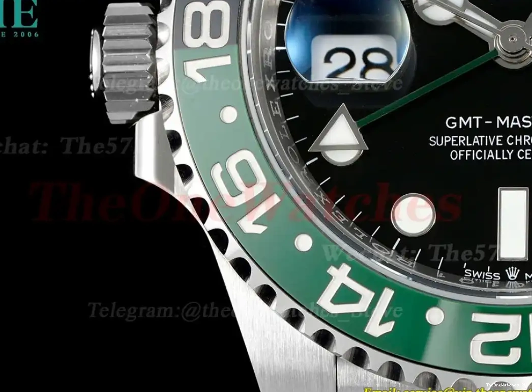 SS Master 126720 SS 40mm II Dial EWEF SH3285 Sprite Jub Black GMT 0627